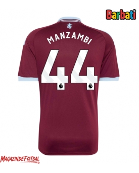 Aston Villa Johan Manzambi #44 Tricou Fotbal Replică 2026-27 Barbati Acasa